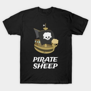 Funny Pirate Ship | Gift Ideas | Sheep Puns Jokes T-Shirt